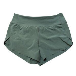 Athleta Run With It 3.5" Shorts Green Size Small